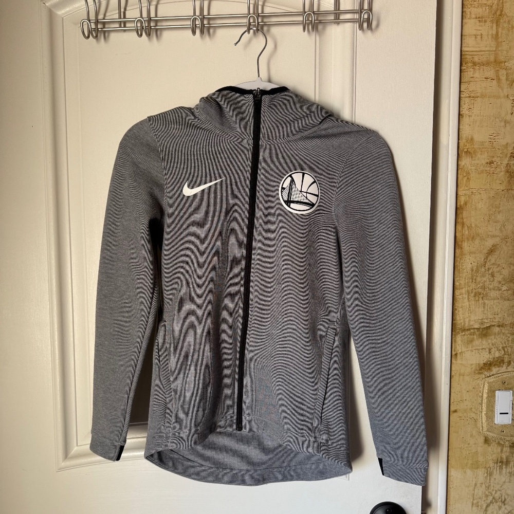 EUC Nike Dri-Fit Zippered Hoodie - Golden State Warriors - XS